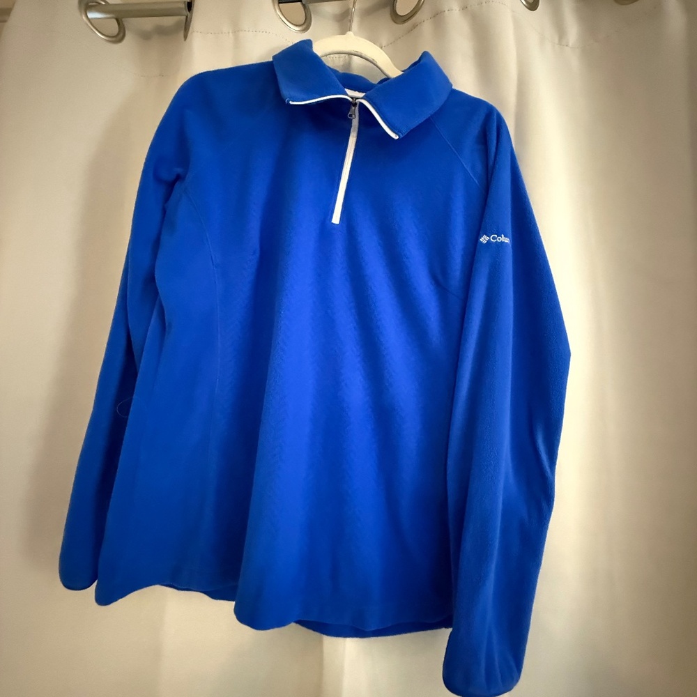 Columbia Sportswear XL Fleece 1/4 Zip Pullover - Vibrant Royal Blue